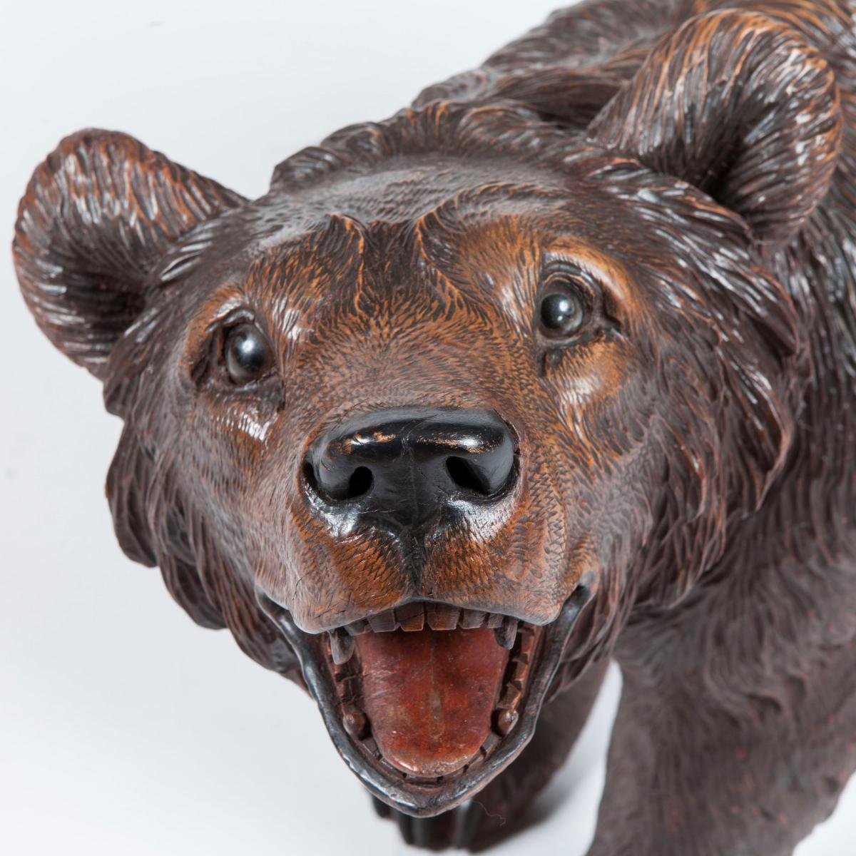 A Carved Wooden Bear from the Black Forest