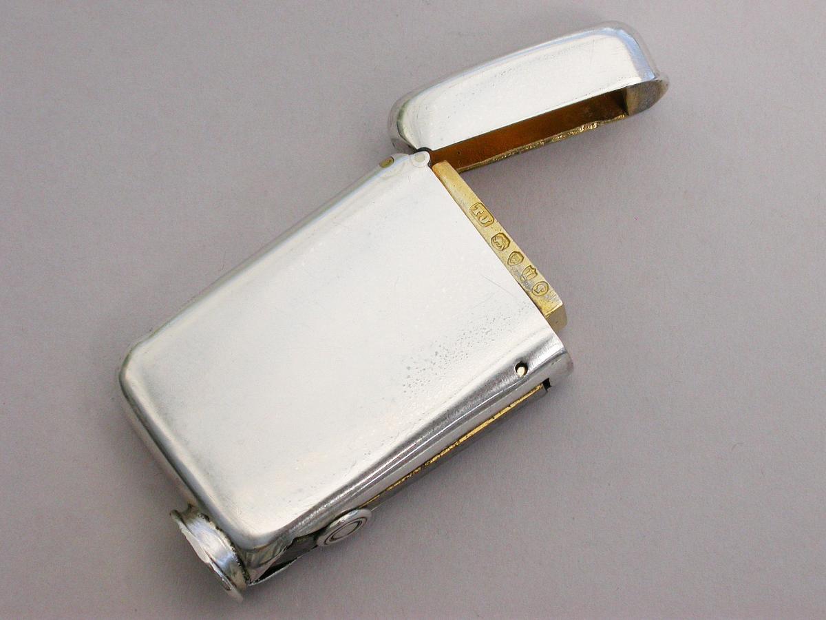 Victorian Silver Combination Cheroot Cutter, Piercer and Vesta Case