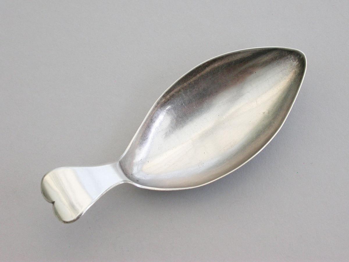 George III Silver Fish Tail Caddy Spoon