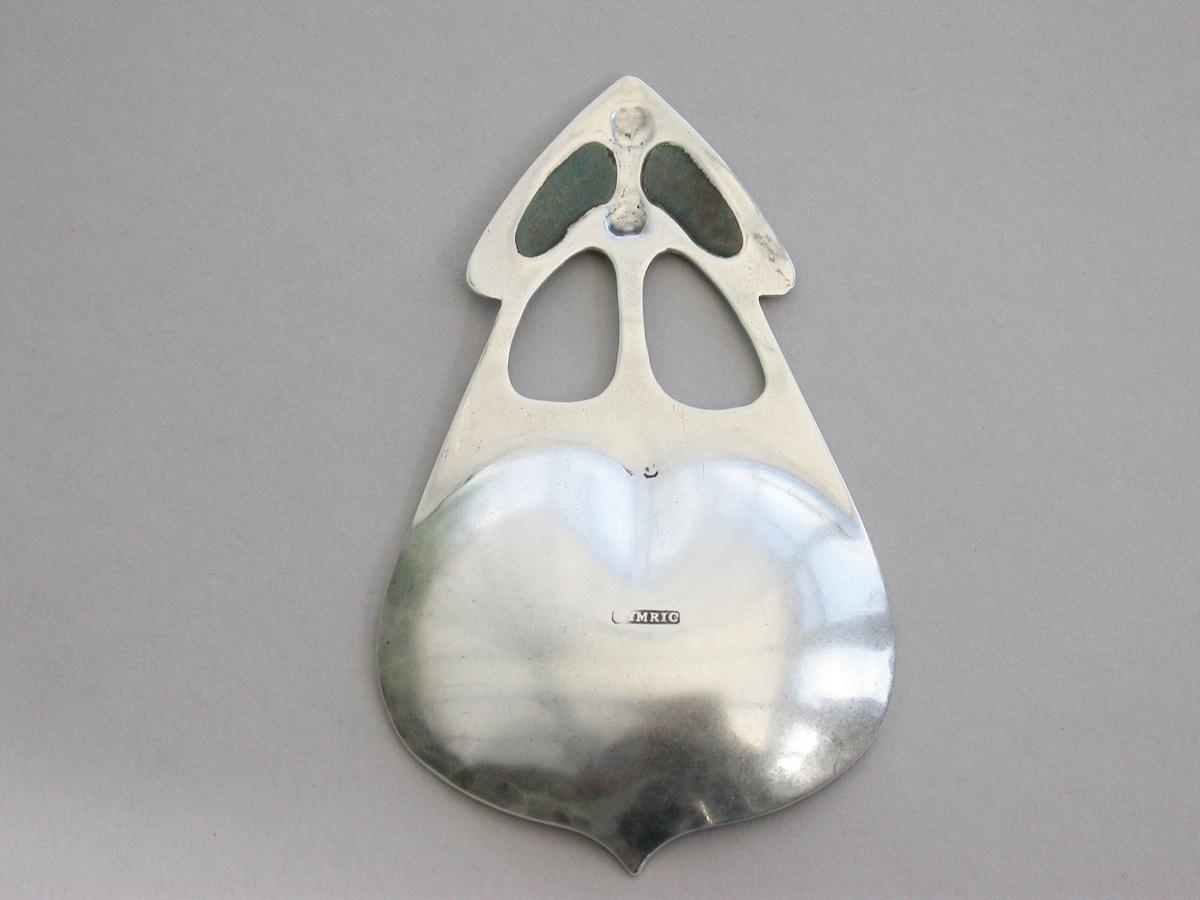Arts and Crafts Silver Caddy Spoon - CYMRIC