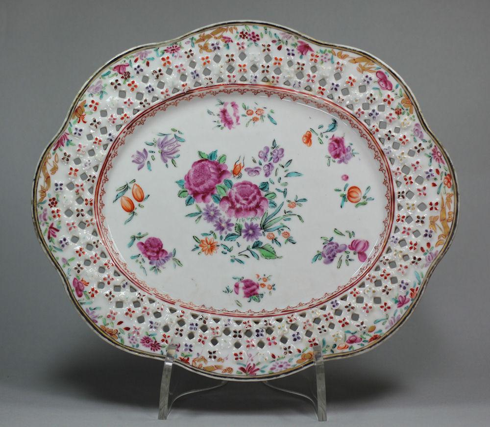Chinese famille rose dish, Qianlong (1736-95)