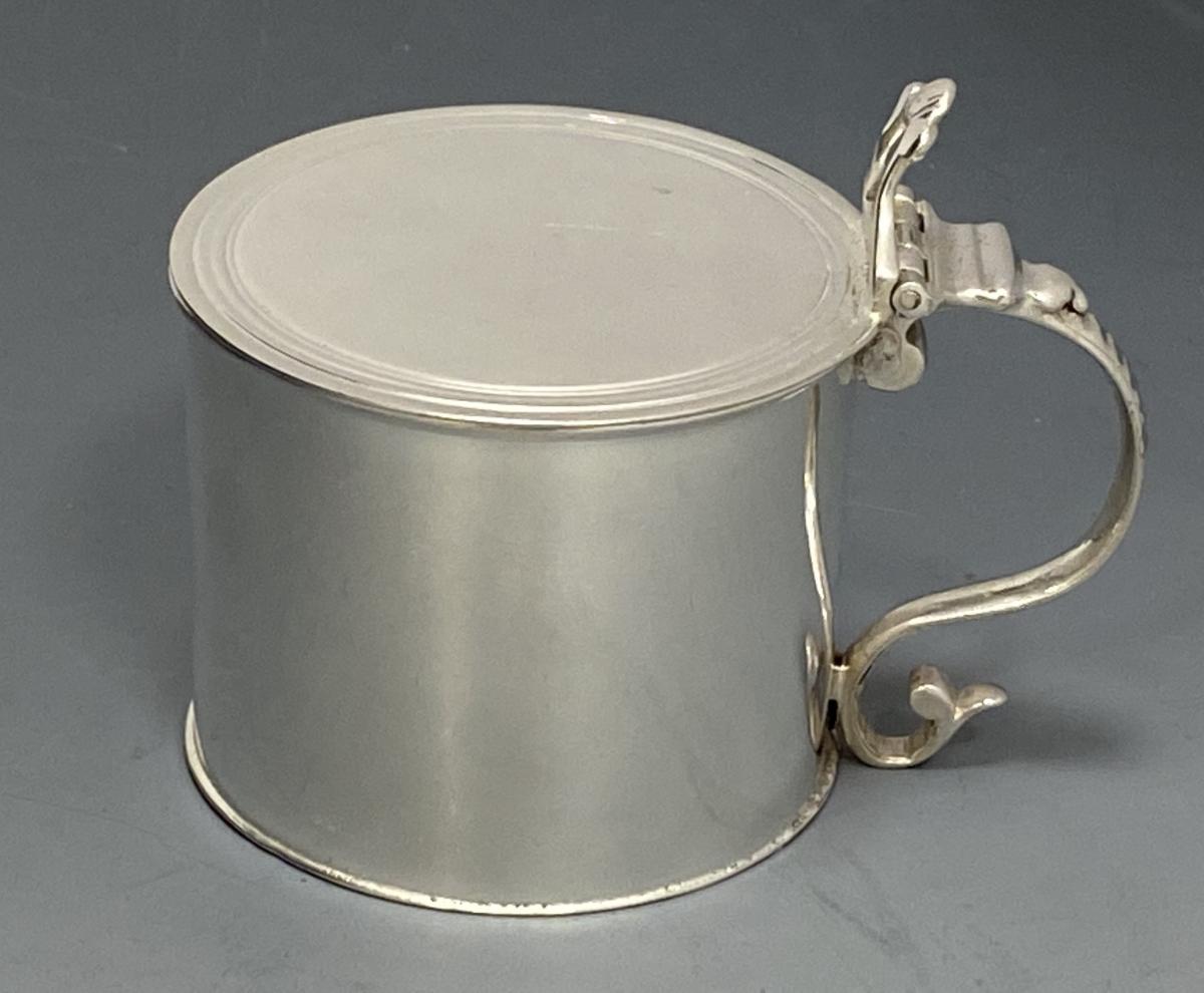 Edward Aldridge Georgian silver mustard pot 1765