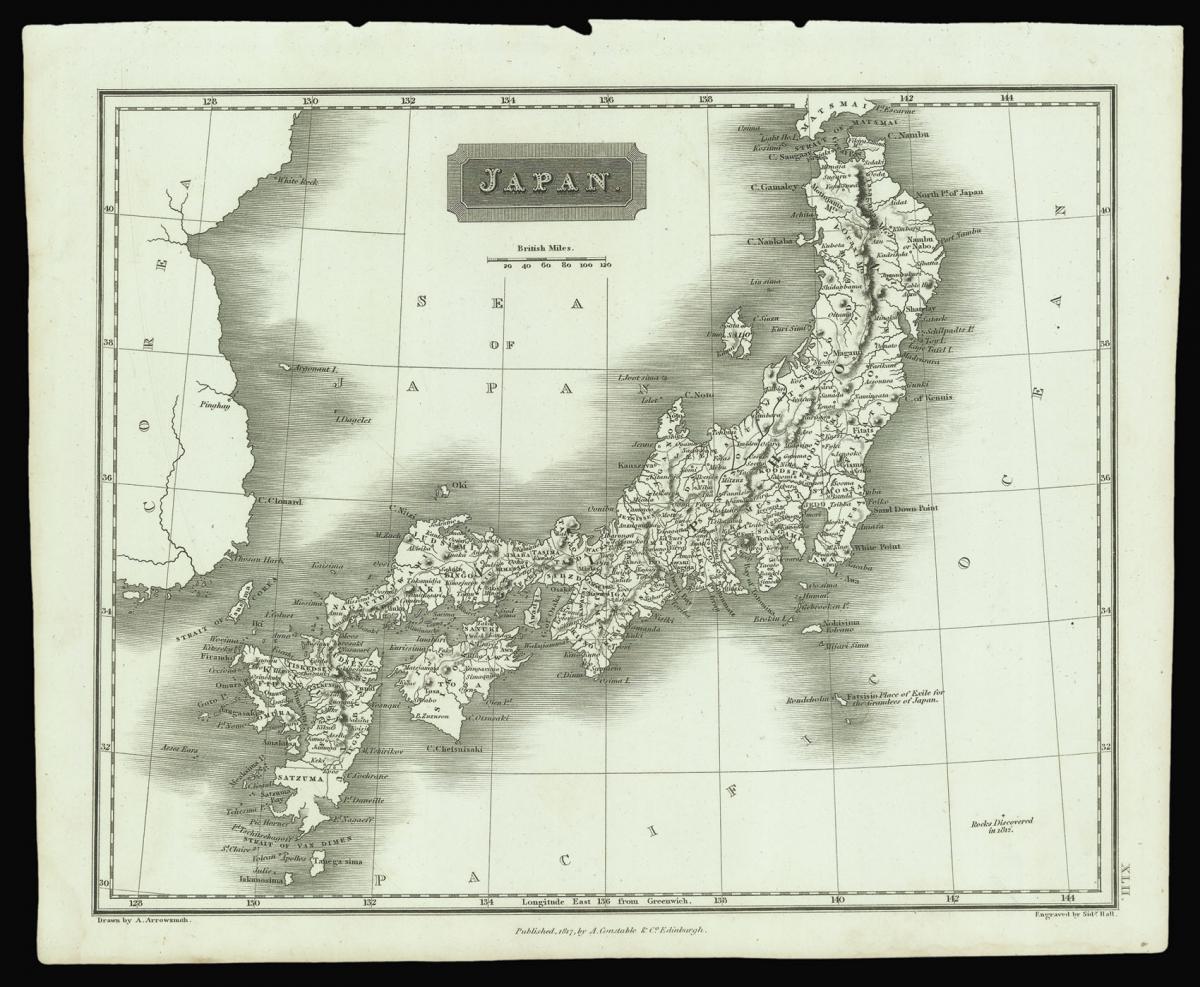 Japan, on the "Rocks Discovered in 1812"