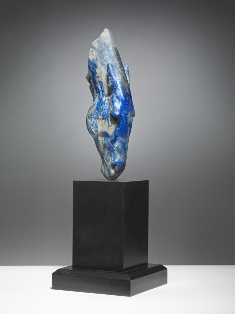 Nic Fiddian-Green, Still Water, hand-carved in lapis lazuli