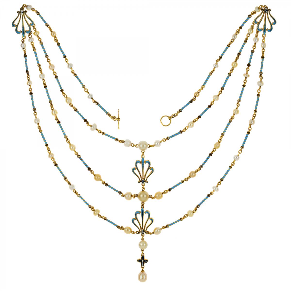 An Important Giuliano necklace, circa 1900