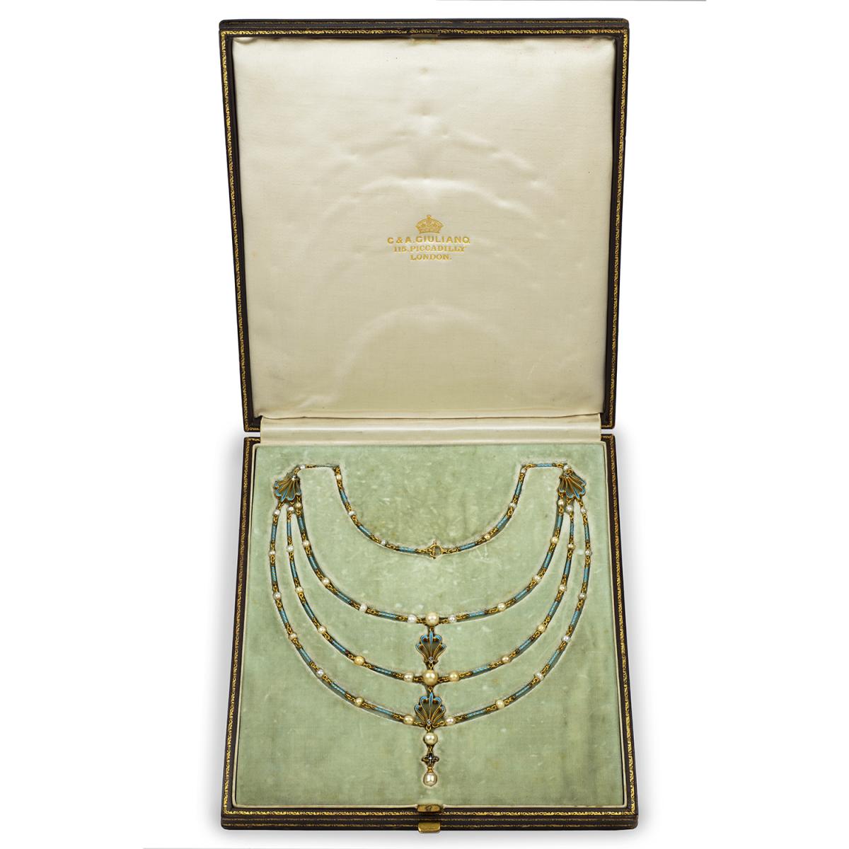An Important Giuliano necklace, circa 1900