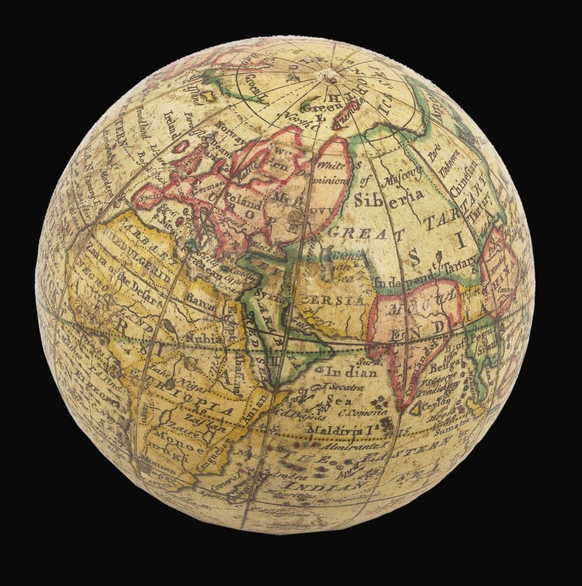Newton's first pocket globe