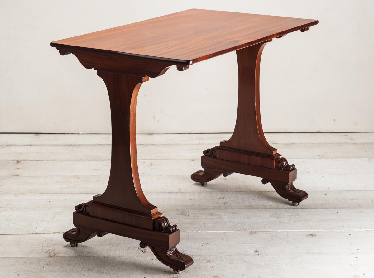 late Regency mahogany side table