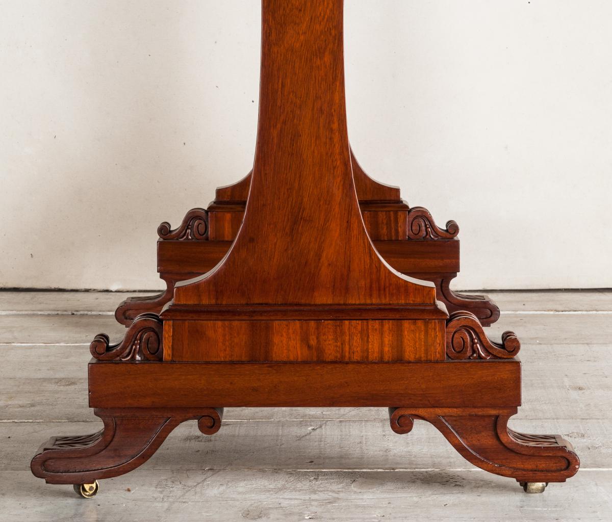 late Regency mahogany side table