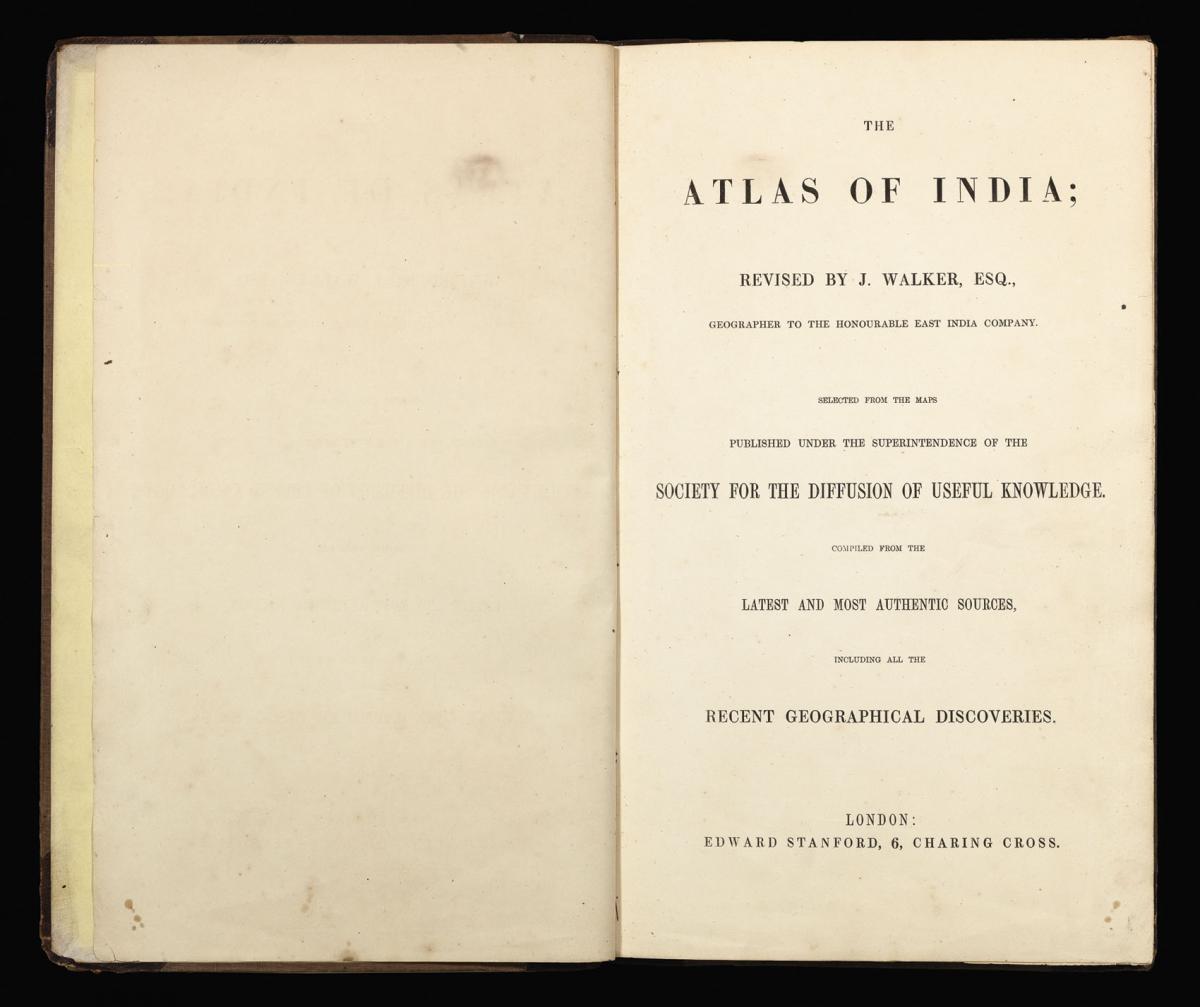 Rare atlas of India and the Far East