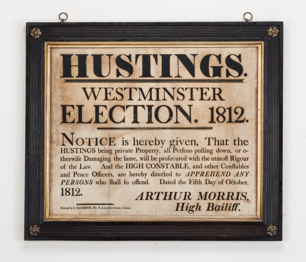 Westminster Election 1812