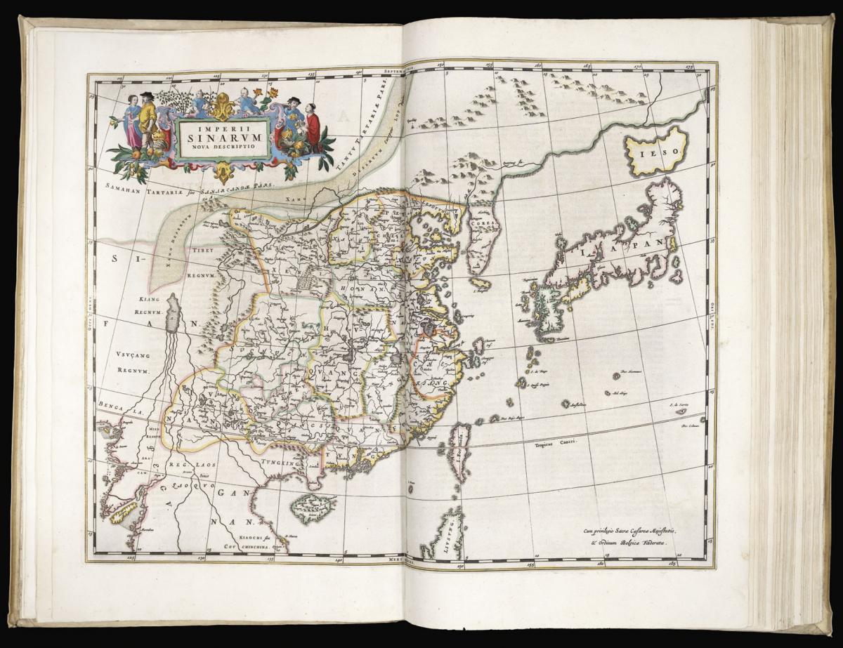 First atlas of China made in Europe