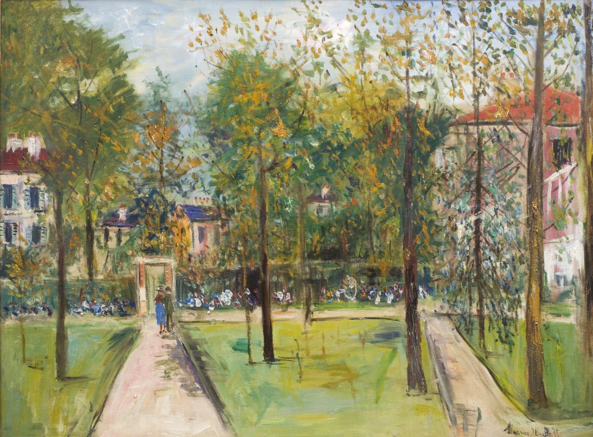 Le Parc de M. et Mme Utrillo au Vésinet - Maurice Utrillo (1883 - 1955)