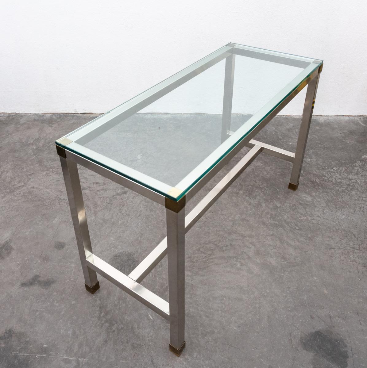 Stainless Steel Console By David Hicks