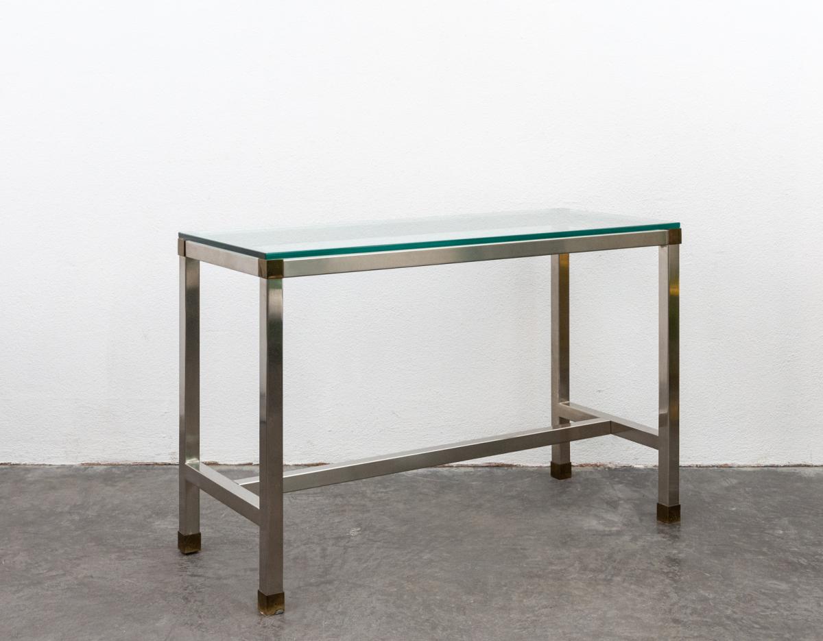 Stainless Steel Console By David Hicks