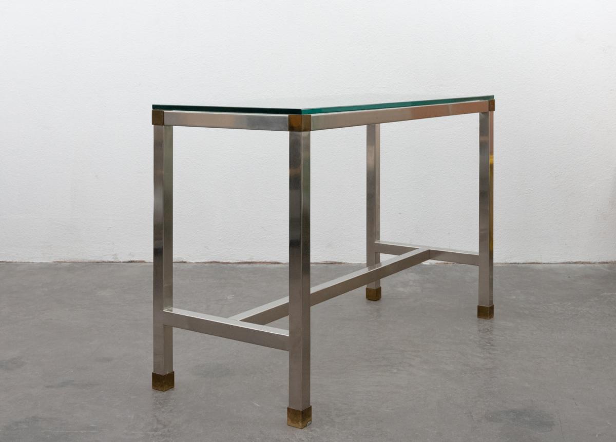 Stainless Steel Console By David Hicks