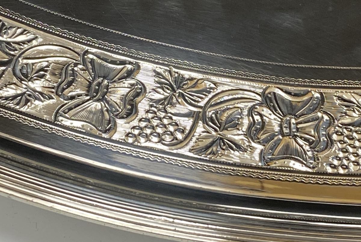 Crouch and Hannam Georgian silver tray 1794