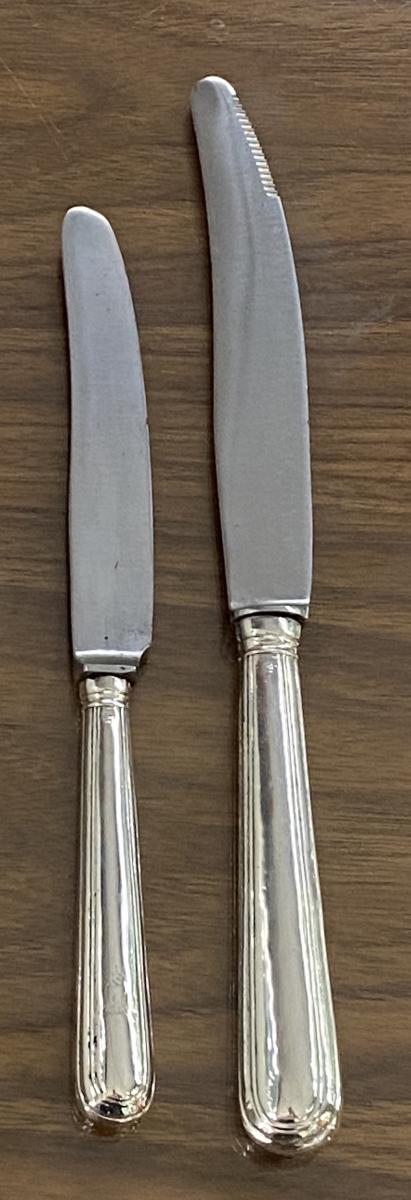 John Pittar Irish silver cutlery flatware set service 