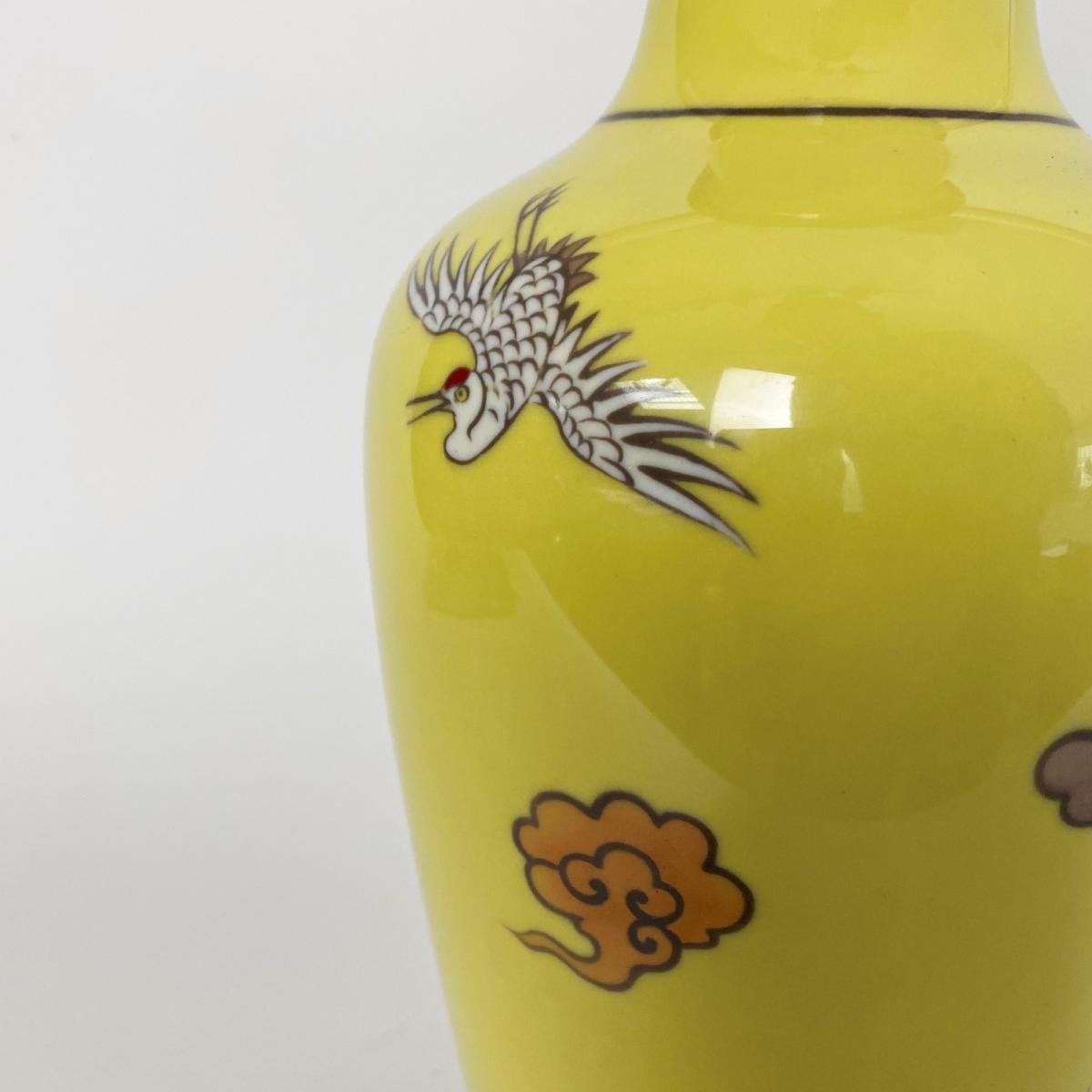 An unusual Meiji-era Japanese Cloisonne vase signed Ando