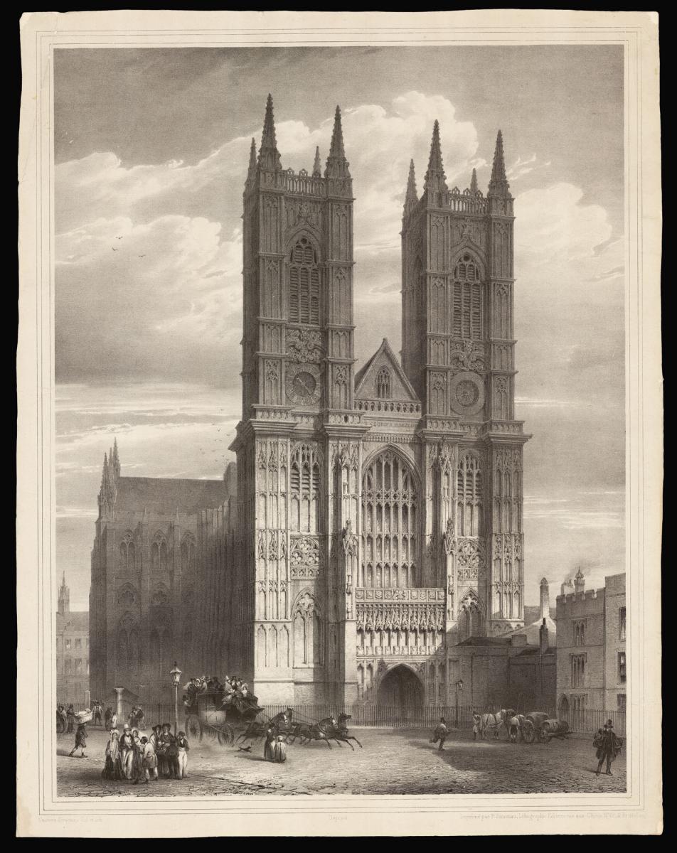 Westminster Abbey, By SIMONAU, Gustave, 1843