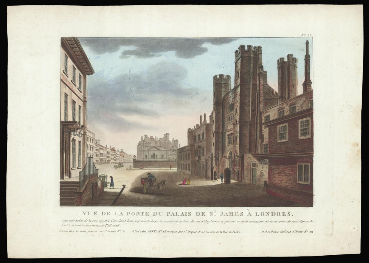 Pall Mall and St James’s palace