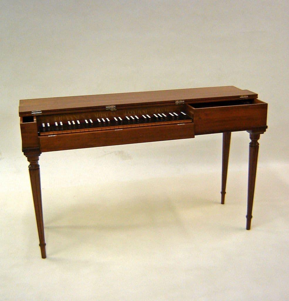 John Morley 5 Octave Clavichord Walnut c1969