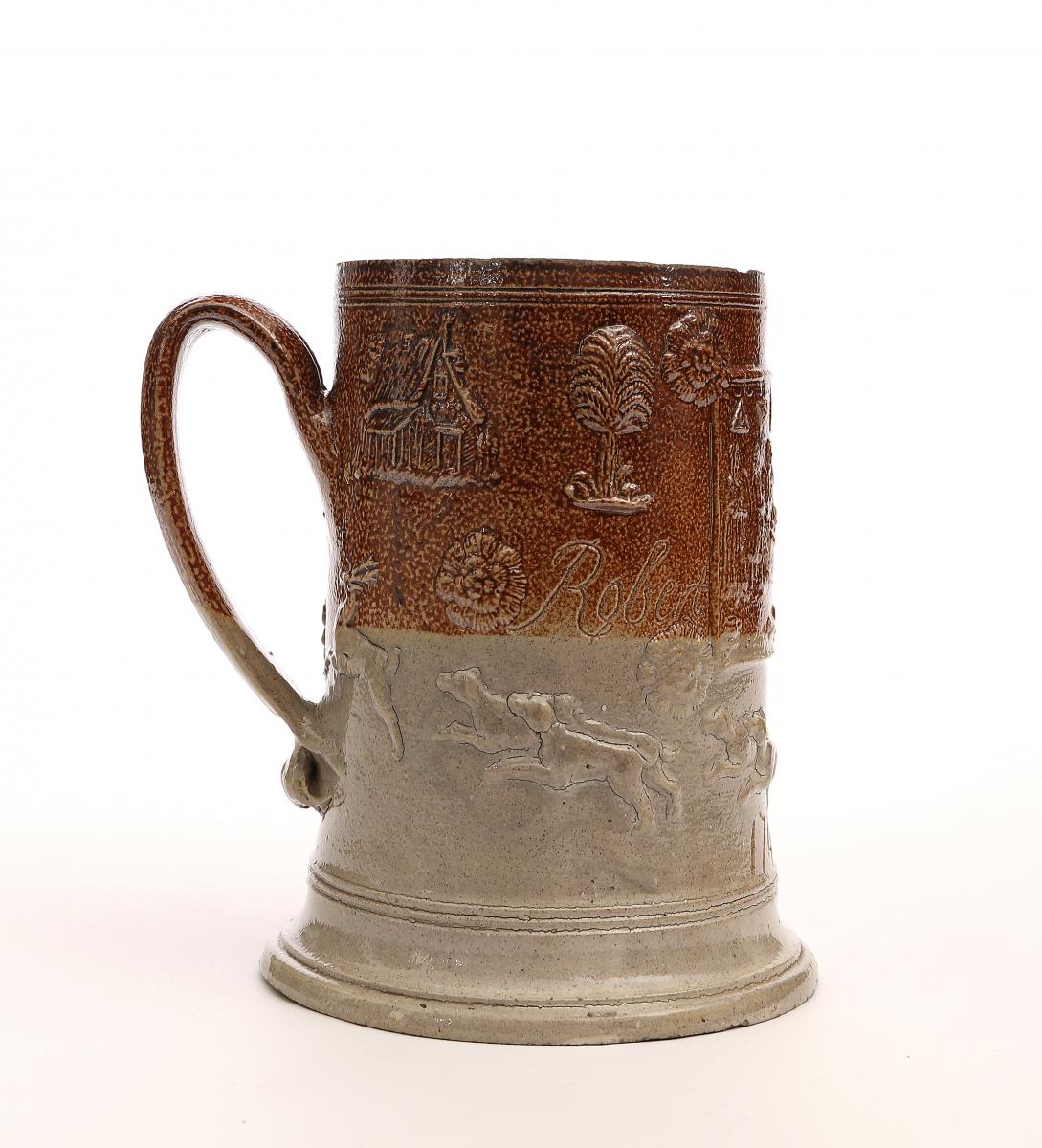 A Dated English Stoneware Tankard