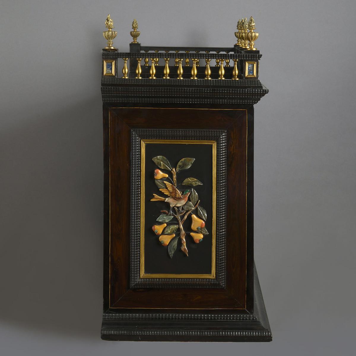 An Architectural Florentine Pietra Dura Cabinet