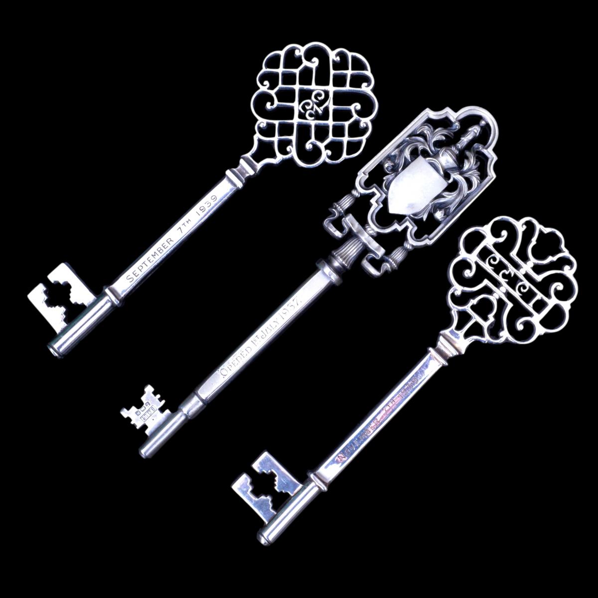 Birmingham Guild silver ceremonial keys