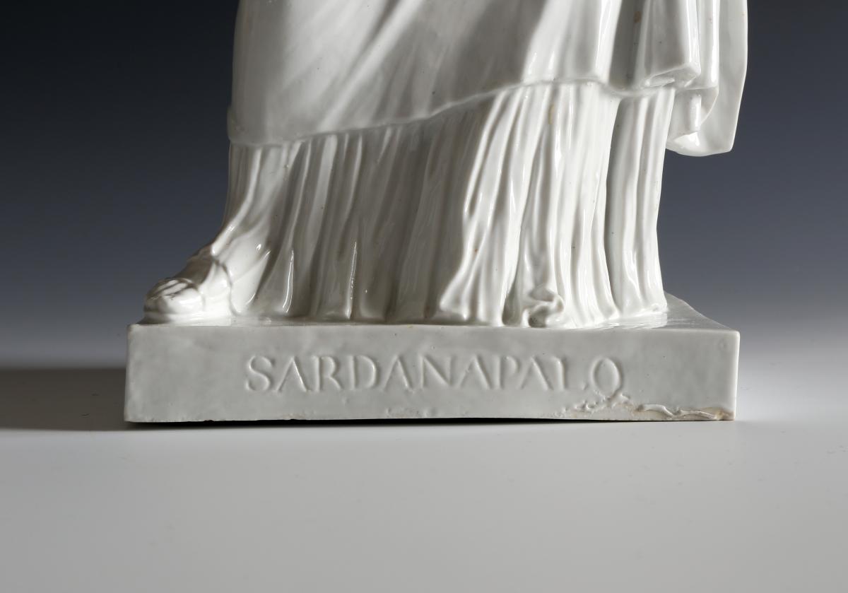 A Doccia Figure of Dionysus Sardanapalus