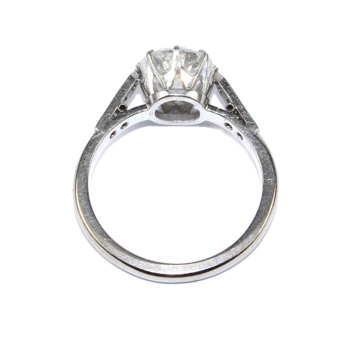 Art Deco 1.50 Carat Diamond Ring c.1940 | BADA