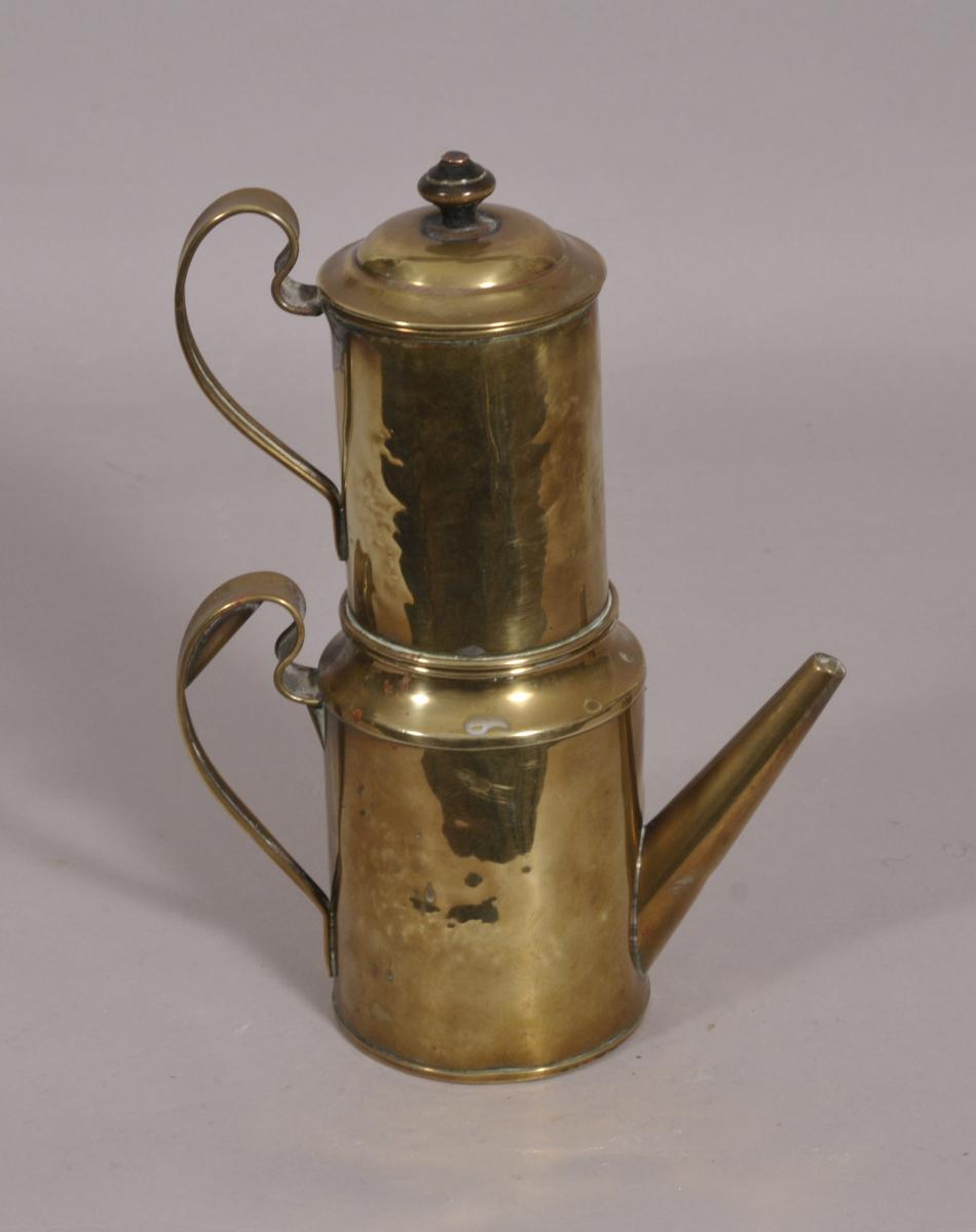 S/4304 Antique Brass Coffee Percolator