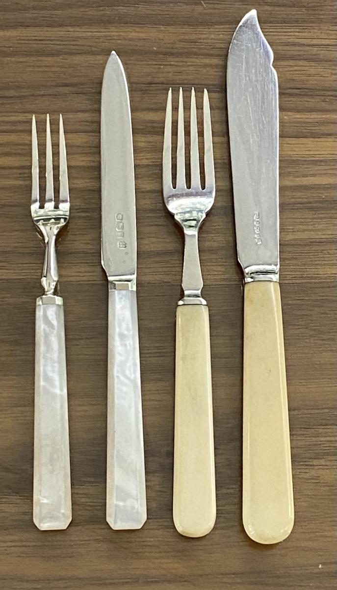 Finnigans silver cutlery rattail flatware set service 