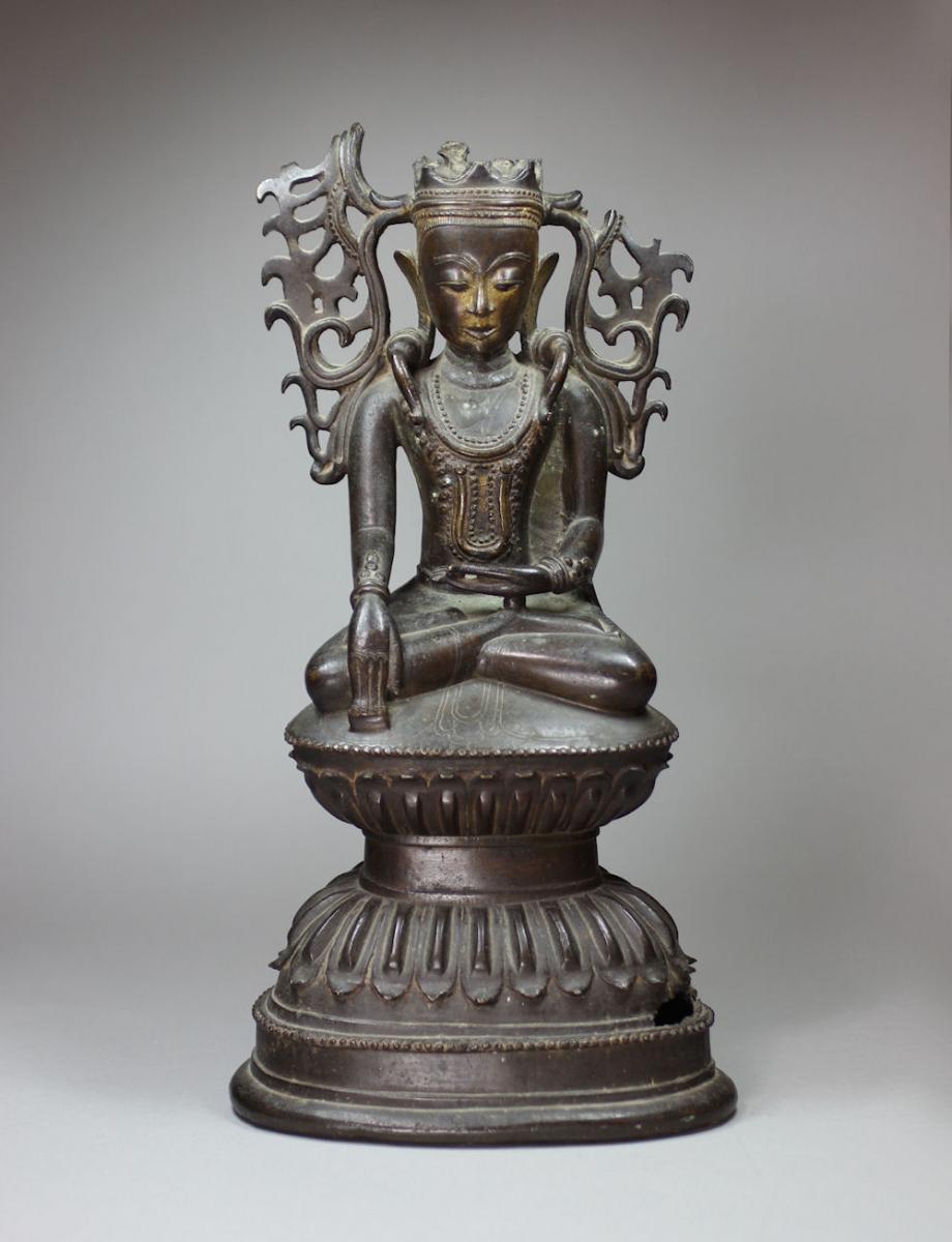 Burmese Shan Jumbupati bronze Buddha, late 18th century