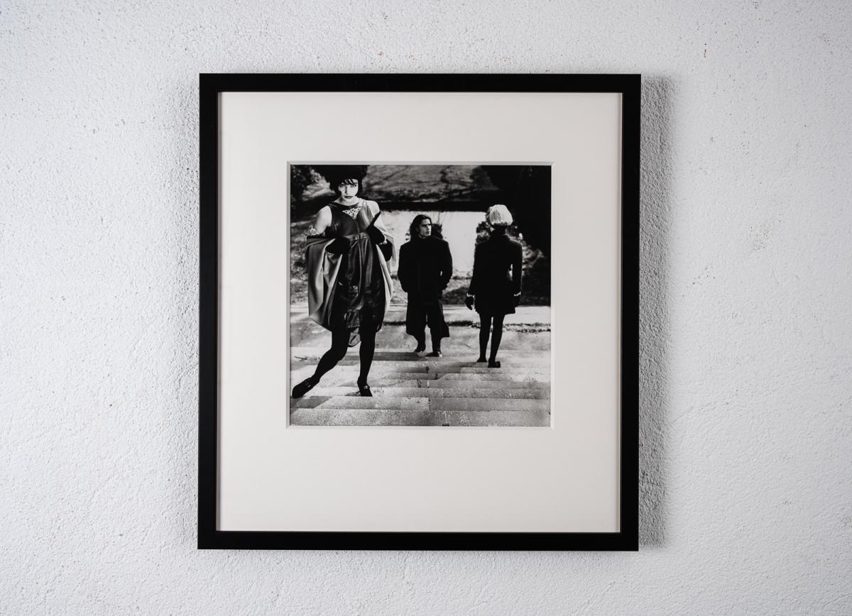 Original photograph of Helena Christensen on steps by Karl Lagerfeld | BADA