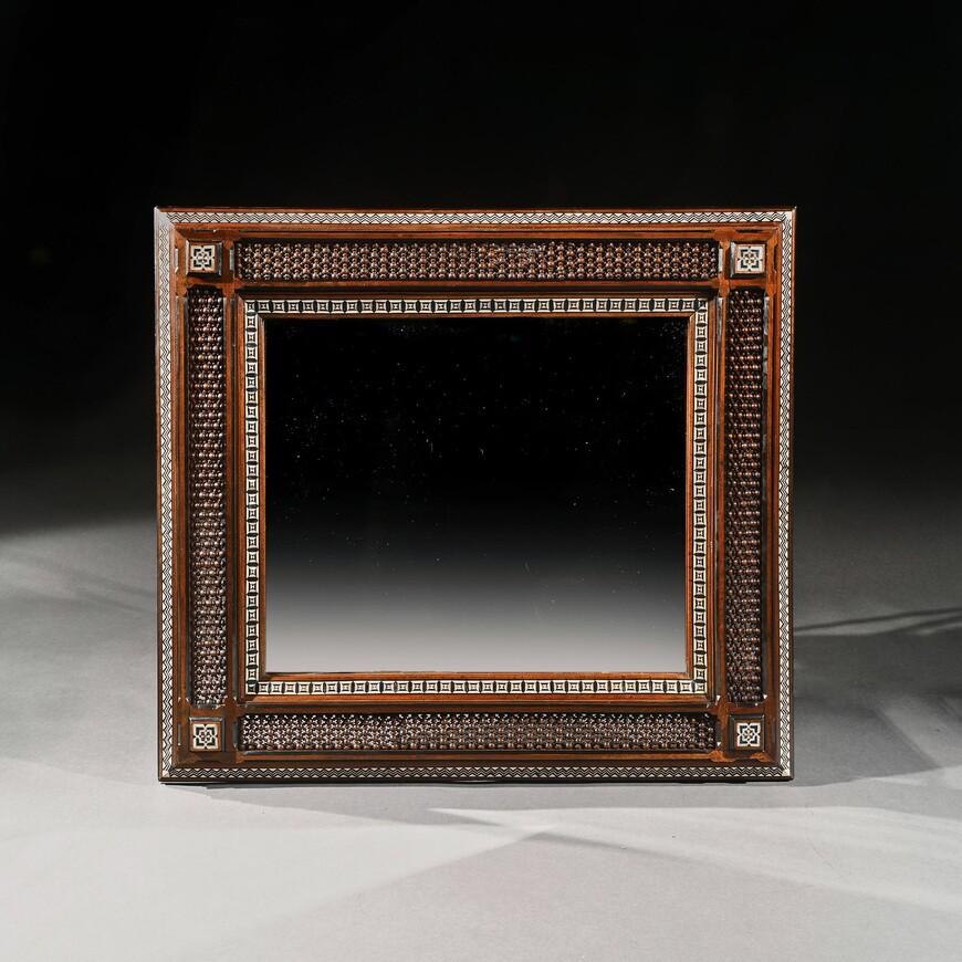 Large 19th Century Arts and Craft Liberty Moorish Mirror