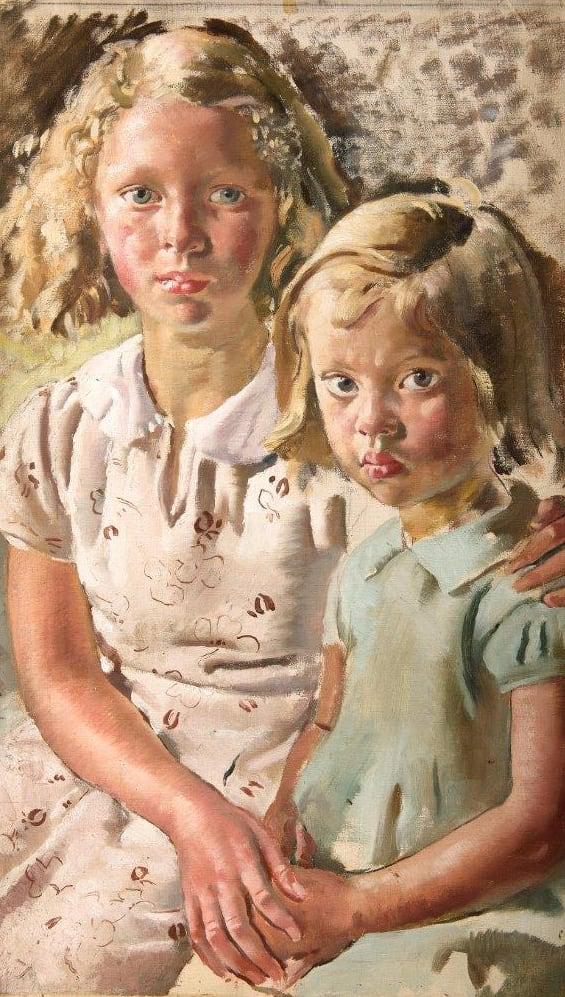 Bernard Fleetwood-Walker RA RWS ROI, Amy and Beryl