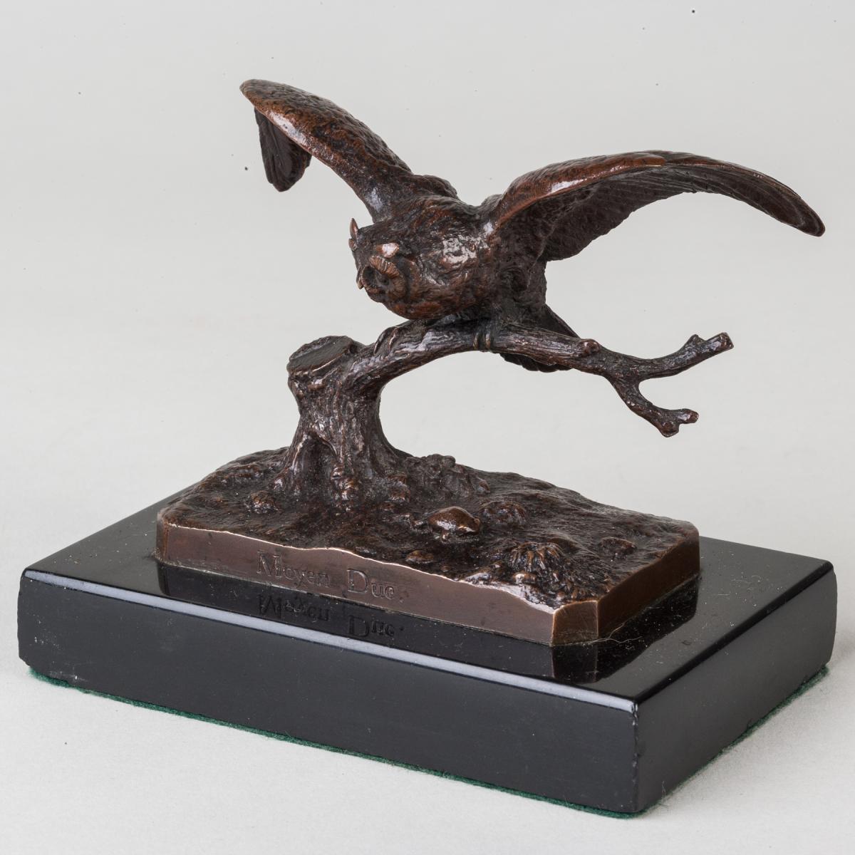 Bronze Owl by A. Cerrien