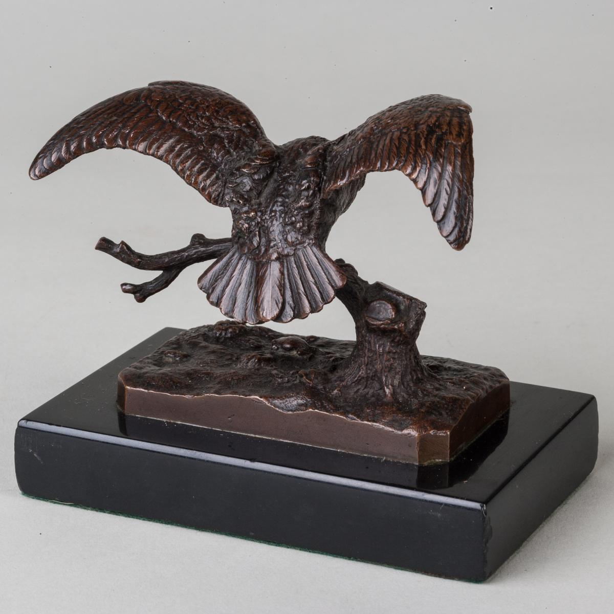 Bronze Owl by A. Cerrien