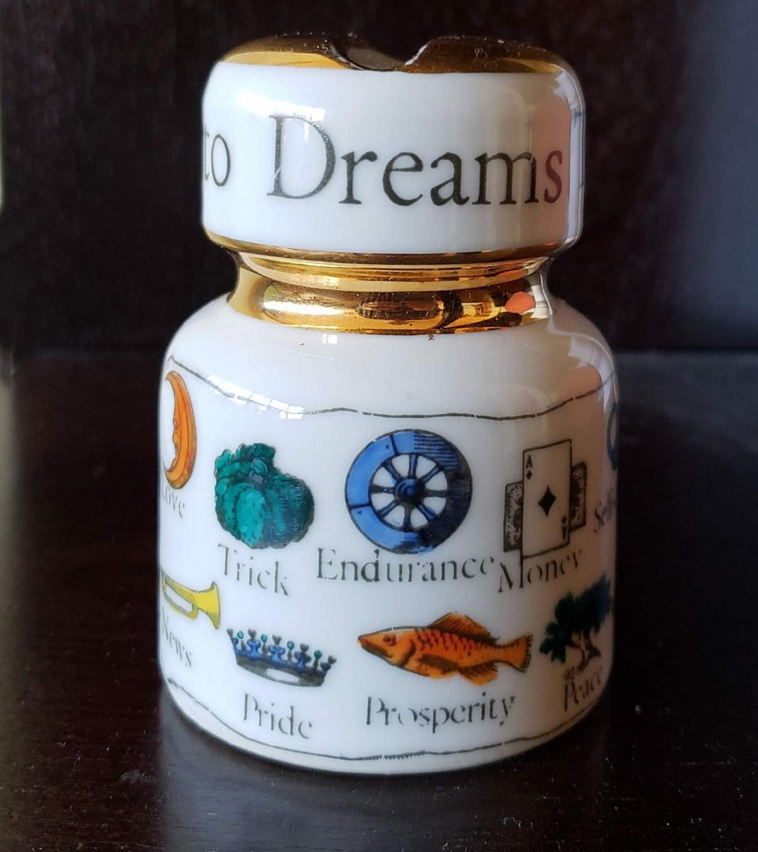 Vintage Piero Fornasetti Insulator Paperweight - The New Key To Dreams, Late 1950's