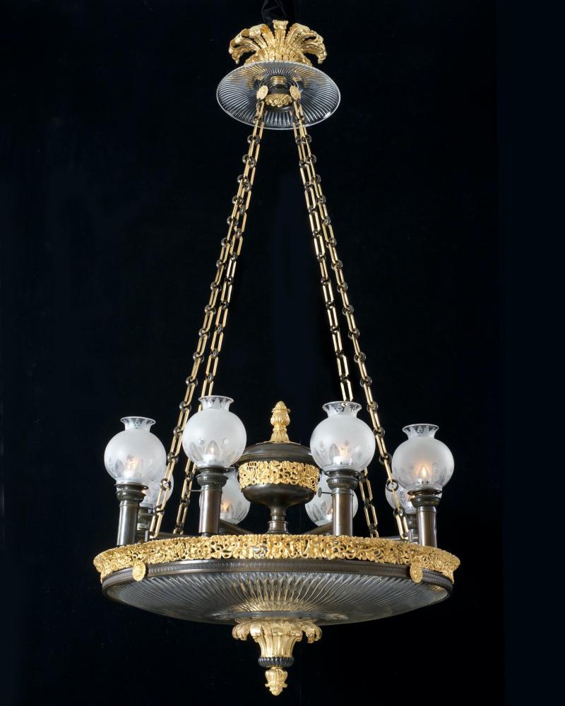 An Important Regency Dish Light of Exceptional Size