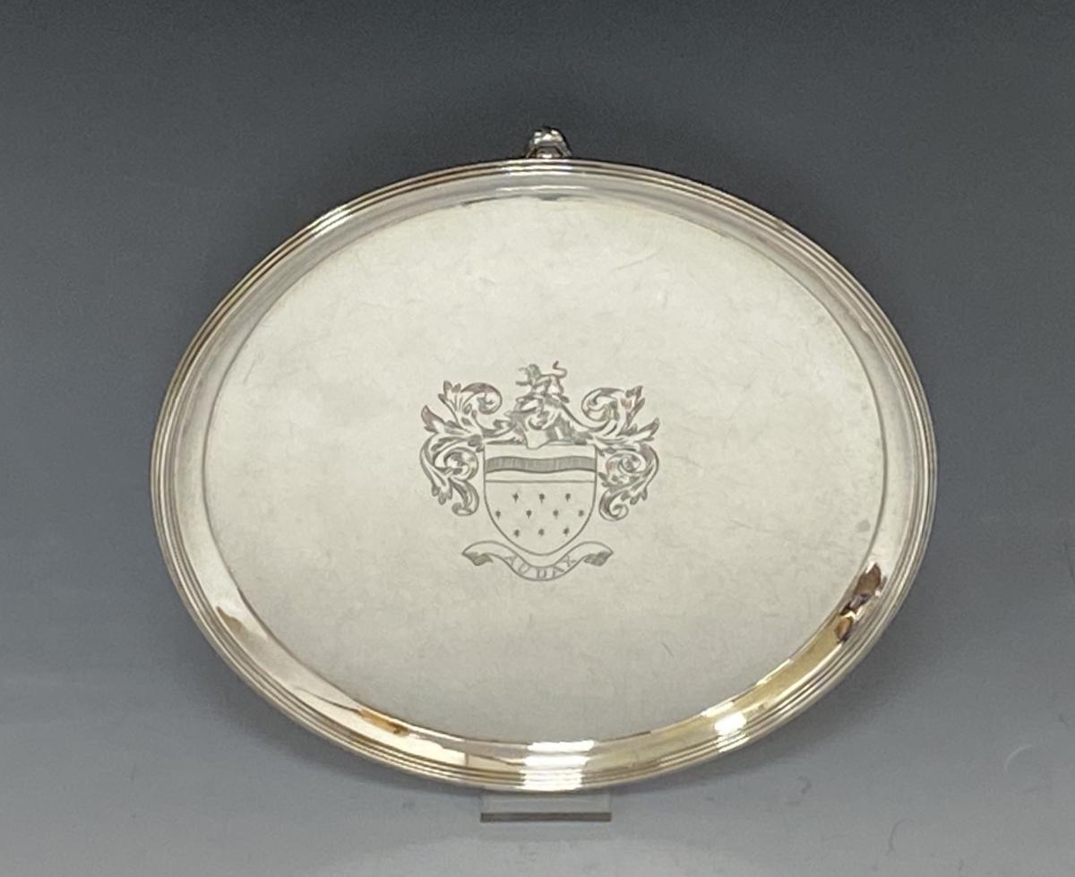Georgian silver salvers Hannam and Crouch 1792