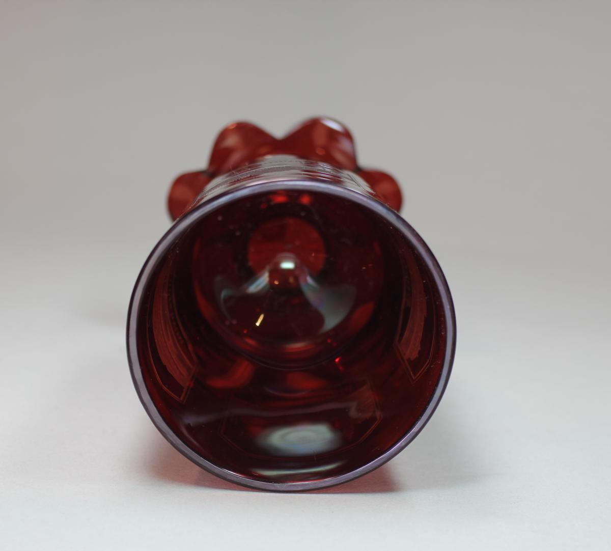 Bohemian ruby glass beaker, circa 1840