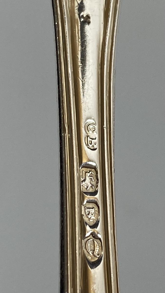 Charles Boyton silver flatware cutlery set service for eighteen 1891