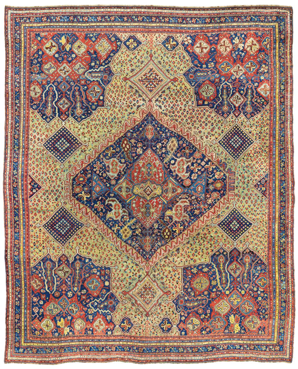 Rare Circa 1800 Ushak Carpet Bada