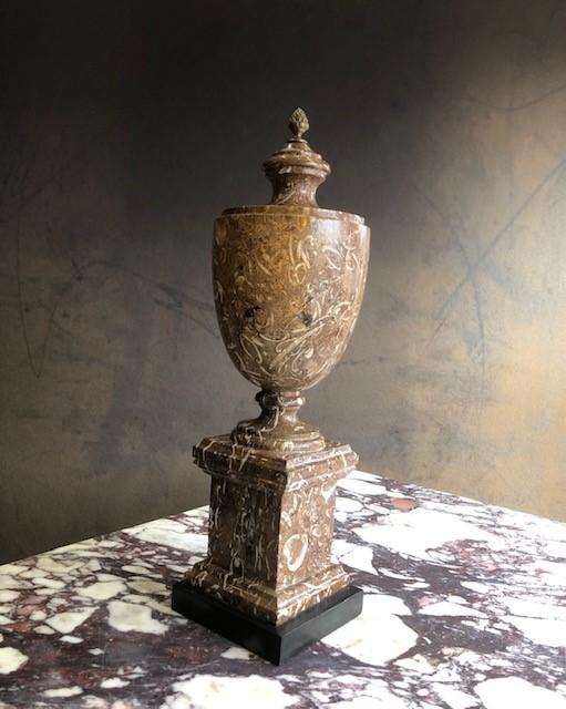 19th century fossil marble urn