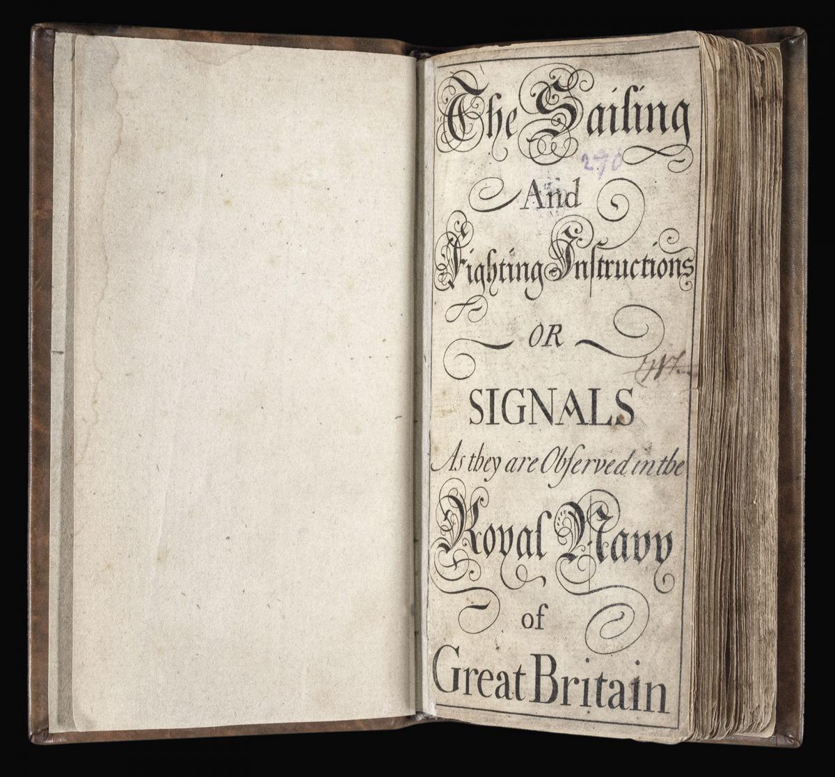The first printed English signals book