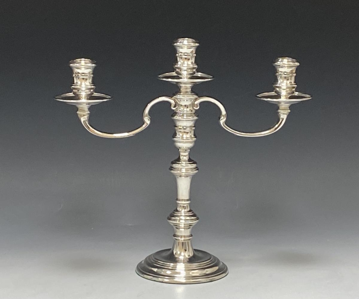 Comyns Georgian silver candelabra candelabrum 