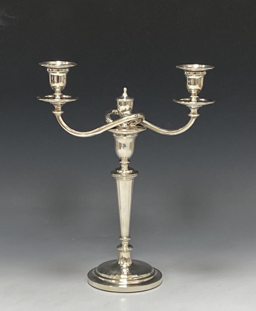 Comyns Georgian silver candelabra candelabrum candlesticks 