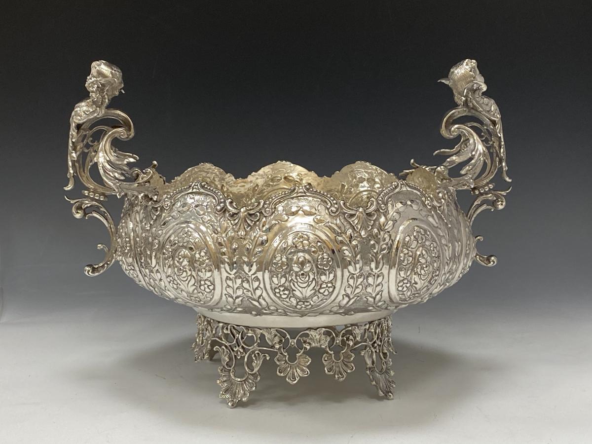 Sterling silver Cherub bowl